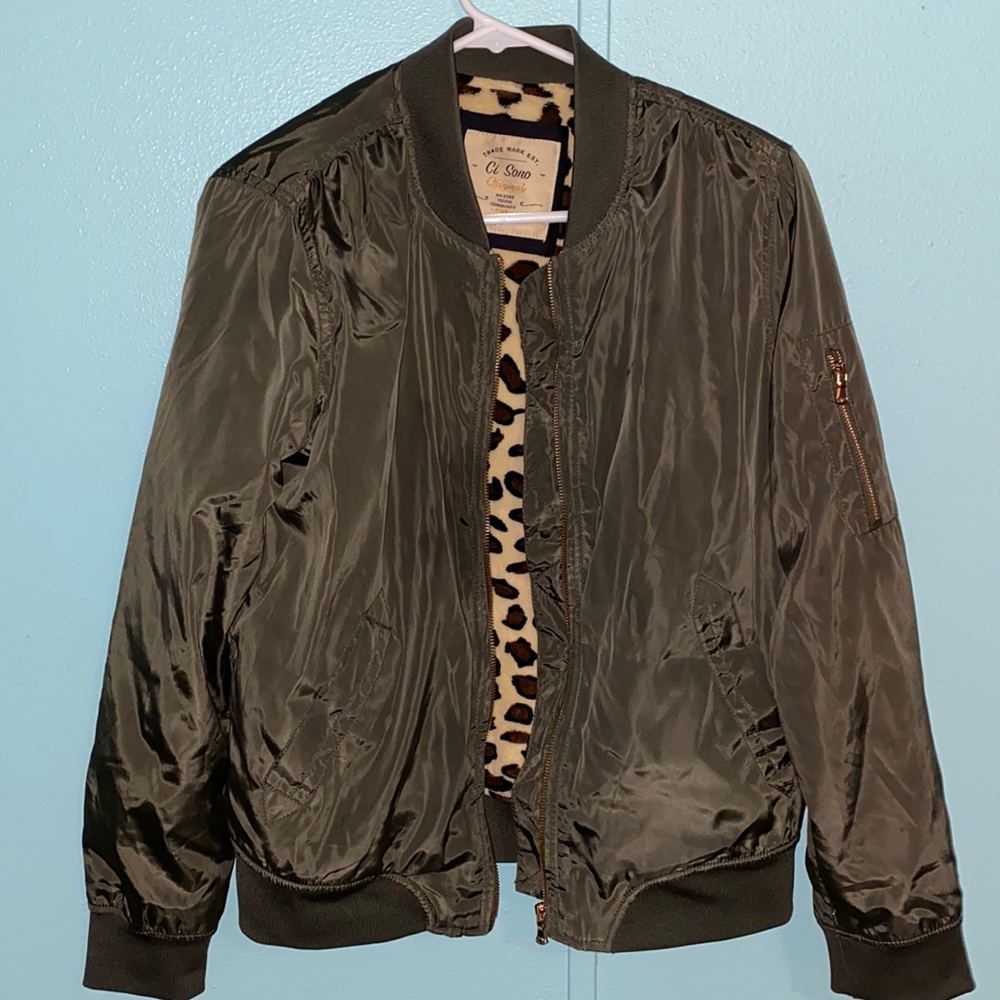 Green-olive jacket
